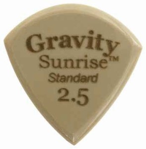 GRAVITY GUITAR PICK/GGSUS25 Gold Classic Standard【グラビティギターピック】【メール便発送代引き不可】