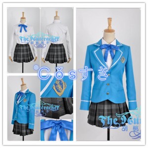 Ensemble Stars あんさんぶるスターズ! 転送学生 女性制服 コスプレ衣装 COS 新品 Cosplay アニメ コスチューム 