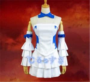 フェアリーテイル FAIRY TAIL ジュビア ロクサー パーティー 変装 コスプレ衣装 COS 高品質 新品 Cosplay アニメ コスチューム 