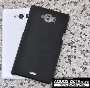 AQUOS ZETA SH-01G   SH-02G用 ハードブラックケース 黒色ハードケース アクオス SH-01G   ディズニーモバイルSH-02G用  スマホケー