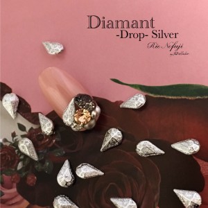 10%OFF!!Ｂｏｎｎａｉｌ ×ＲｉｅＮｏｆｕｊｉ★Ｄｉａｍａｎｔ Ｄｒｏｐ　アンティーク風ネイルパーツ♪