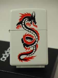 ジッポーZippo Dragon ドラゴン 竜 白ホワイトマット#MP319新品 龍