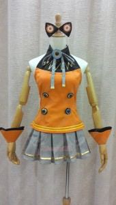 初音ミクVOCALOID3★ボーカロイド★SEEU・コスプレ衣装+耳飾付き　ハロウィン　コスチューム