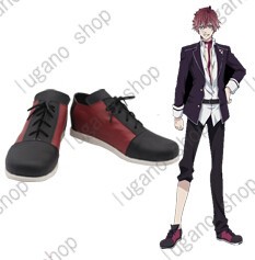 DIABOLIK LOVERS  逆卷アヤト　風  コスプレ専用靴 　ブーツ 　コスプレ靴  