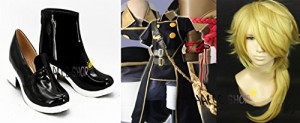 刀剣乱舞-ONLINE- とうけんらんぶ　獅子王 風  コスチューム  コスプレ衣装 +ウィッグ+靴　 完全オーダメイドも対応可能