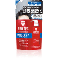 【ライオン】【PRO TEC(プロテク)】頭皮ストレッチシャンプー　つめかえ用　230g