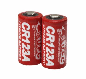 UFCBY13　CR123Aリチウム電池2本セット