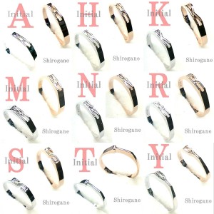 [月初SALE] [送料無料] 【予約商品】 大きいサイズ レディース 指輪 リング アクセ SILVER925　イニシャルリング♪【２色展開】 10号 11