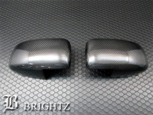 BRIGHTZ eKカスタム B11W カーボンドアミラーカバー Dタイプ MIR−SID−201