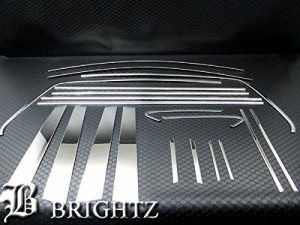 BRIGHTZ ゴルフR AUCJXF 超鏡面ステンレスメッキピラー アッパー ウィンドウモール セット 無用 20PC WIN−SET−019