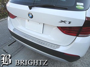 BRIGHTZ BMW E84 X1 ステンレスリアバンパーフットプレート Aタイプ OUT−FOOT−001