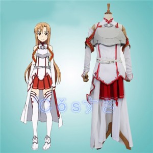 コスプレ衣装 ソードアート・オンライン Sword Art Online アスナ 結城明日奈  戦闘服 高品質 新品 Cosplay アニメ 