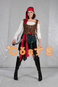 ハロウィンHalloween海賊成人用女性用イベントパーティー ステージ衣装仮装COS高品質新品Cosplay アニメコスチューム