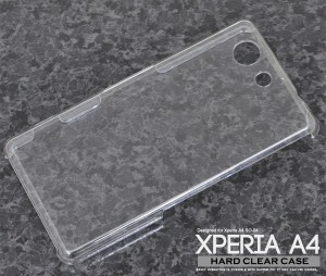 Xperia A4 SO-04G用 透明ケース ハードクリアケース docomo エクスペリアA4 エクスペリアエース4 SO-04G ケース カバー スマホケース 無