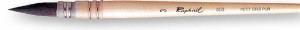 フランス製最高級水彩絵筆　ラファエル　803シリーズ　ブルーリス　丸（羽管）1号サイズ