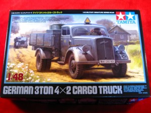 【遠州屋】 ドイツ 3トン 4x2 カーゴトラック [CARGO TRUCK] 1/48スケール (MM-85) タミヤ模型 (市)★