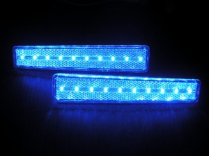 ●トラック用 LED ステップライト 24V C/ブルー R/Lセット　