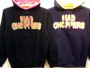 ローブローナックル MAD CHOPPERSロゴ　プルパーカー　LOW BLOW KNUCKLE