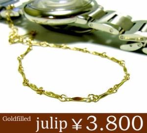 julip 14KGF Goldfilled コネクトゴールドブレスレット julipbu-07