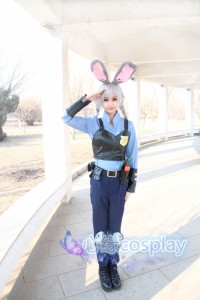 ディズニー　ズートピア　 ZOOTOPIA 　ジュディホップス Judy   　風　映画Ver. ハロウィン  コスチューム コスプレ衣装   