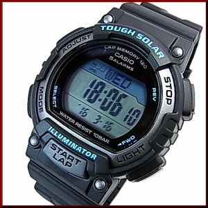 【カシオ/CASIO】SPORTS GEAR/スポーツギア レディース ソーラー腕時計 ラバーベルト ブラック【国内正規品】STL-S300H-1AJH