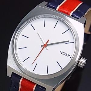 【NIXON/ニクソン】TIME TELLER/タイムテラー ホワイト/ストライプス ボーイズ 腕時計　A0451854（送料無料）