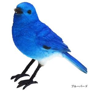 バーディ ビル ブルーバード レッドバード 小鳥のオブジェ 置物 インテリア / 幸せの青い鳥