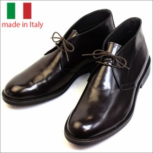 イタリア製 シューズ デザート ブーツ ショート レザー ビジネスシューズ T.MORO ダークブラウン 紳士靴 革靴 ciab-tmoro 