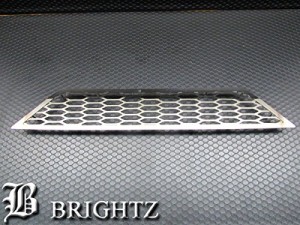 BRIGHTZ フィット GK 前期 超鏡面ステンレスメッキフロントアンダーメッシュグリルカバー GRI−UND−013