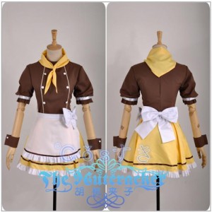 コスプレ衣装 ラブライブ！Lovelive! 小泉花陽 こいずみはなよ カフェメイド服  高品質 イベント 変装  新品 Cosplay 