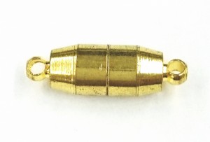 ネックレスの留め具 マグネットクラスプ シンプル ゴールド　磁石式 ネックレス等手作り用に アクセサリーパーツ