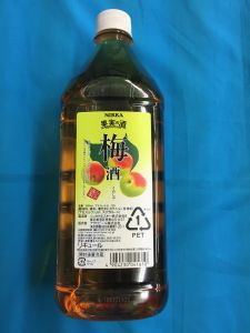 アサヒ ニッカ 果実の酒 梅酒 コンク 15% 業務用 (3倍希釈用） 