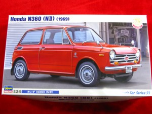 【遠州屋】 ホンダ Honda N360 (NII) [1969]　1/24スケール (HC-21)　ハセガワ (市)★