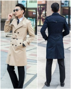 韓国 ロング コート メンズの通販｜au PAY マーケット