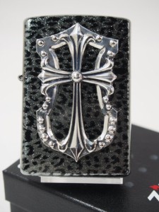 ジッポーZippo Cross Of  Pantherクロス オブ パンサーSV 黒銀 シルバー