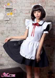 メイド コスプレ 3点セット セクシー コスチューム レディース 大人 制服 メイド服 ワンピース ウエイトレス ロリータ ゴスロリ エプロン