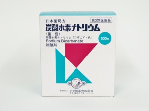 【第3類医薬品】【小堺製薬】日本薬局方 炭酸水素ナトリウム 500g