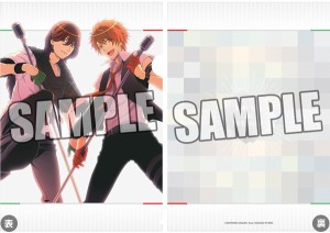 送料無料！うたの☆プリンスさまっ♪◆クリアファイル◆SHUFFLE UNIT CD Ver.◆嶺二＆音也◆新品◆