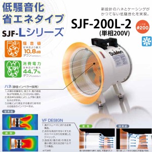 スイデン ジェットスイファンLシリーズ SJF-200L-2 送風機業務用