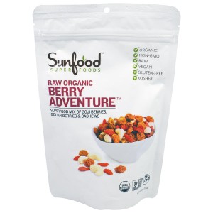 【お取り寄せ】Sunfood Mix Berry Adventure 6oz (170 g)　サンフード ベリーアドベンチャー【安心のアメリカ正規品】送料無料！