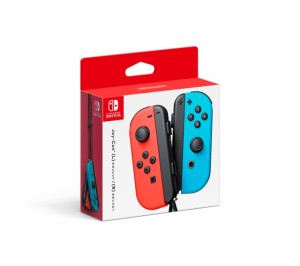 GAMEダッシュ*新品/任天堂純正/日本国内仕様*【Switch専用】Joy-Con(L)ネオンレッド/(R)ネオンブルー