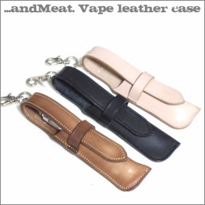 【...andMeat.】アンドミート 本革/電子タバコ/Vape/専用ケース Karmy社/X6/X7/X8J対応 ヌメ革/ホルダー 3色