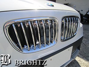 BRIGHTZ BMW E84 X1 メッキグリルカバー 18i 20i 25i 28i VL18 VL20 VM20 VL25 L18 L20 M20 L25 GRI−ETC−006