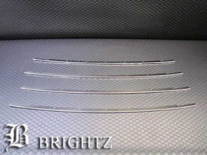 BRIGHTZ プリウスα ZVW40W ZVW41W 前期 ステンレスフロントバンパーモール 4PC Iタイプ FBUM−MOL−033