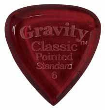 GRAVITY GUITAR PICK/GCPS6P アクリルピック Classic Pointed Standard【グラビティギターピック】【メール便発送代引き不可】