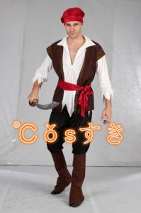 ハロウィンHalloween海賊成人用男性用イベントパーティー ステージ衣装仮装COS高品質新品Cosplay アニメコスチューム