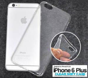 iPhone6Plus 6SPlus ソフトクリアケース 透明ソフトケース 5.5インチ アイフォン6プラス 6sプラス用 スマホケース