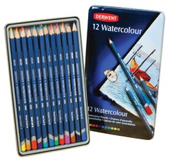 【20％off】 ダーウェント ウォーターカラーペンシル 水彩色鉛筆 12色セット