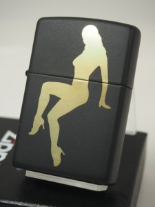 2015年製 ジッポーZippo Sexy Girlセクシーガール 黒ブラックマット#MP667新品