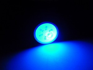 ●トラック用 LED パイロットランプ ブルー/ブルー 24Ｖ ナンバー枠装飾やピンポイント照明として